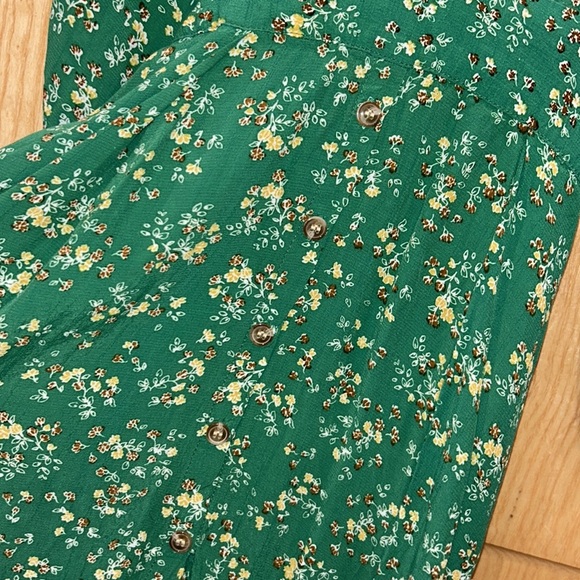 Faithfull The Brand Margot Green Floral Dress - Picture 8 of 14